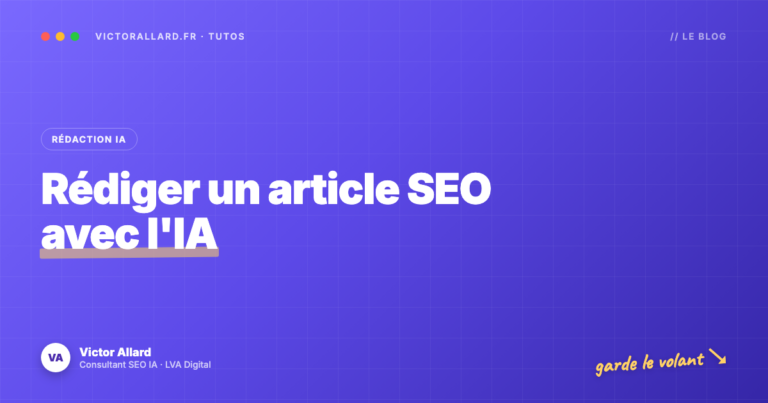 Rédiger un article SEO avec l&rsquo;IA