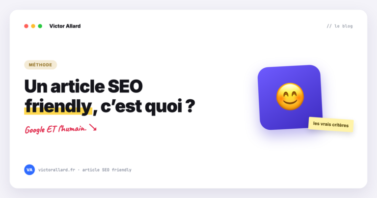 Qu&rsquo;est-ce qu&rsquo;un article SEO friendly ?