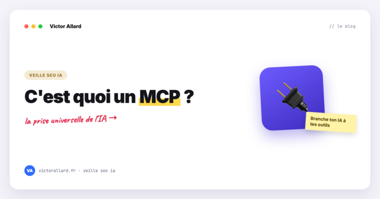 MCP c&rsquo;est quoi ? Le guide simple pour comprendre