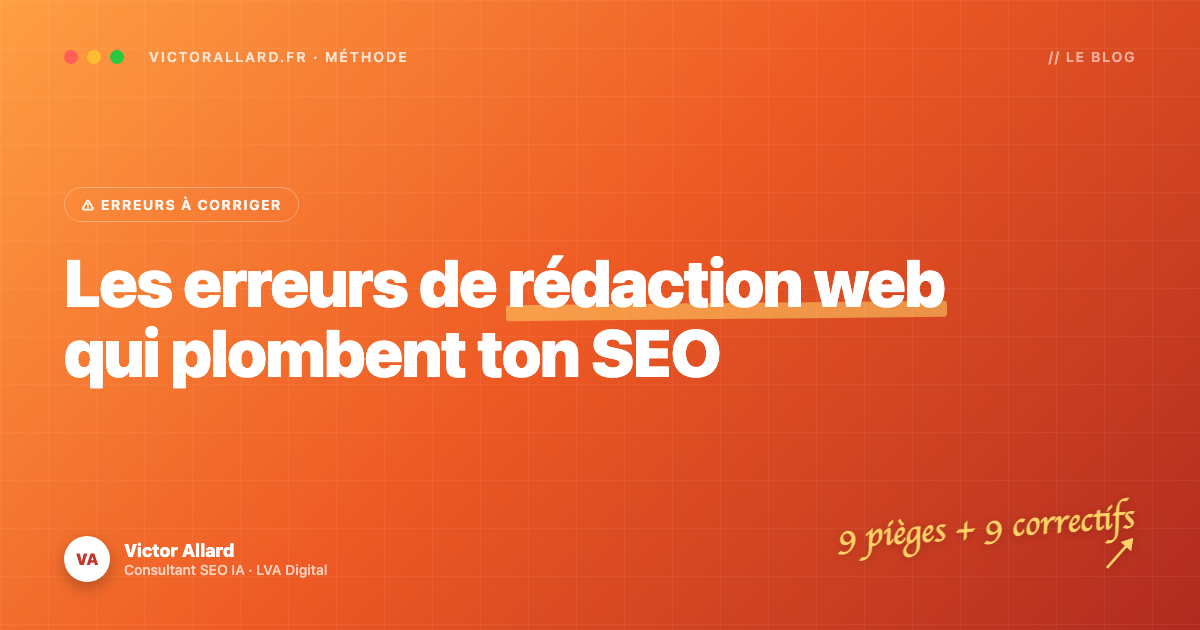 erreurs de rédaction web