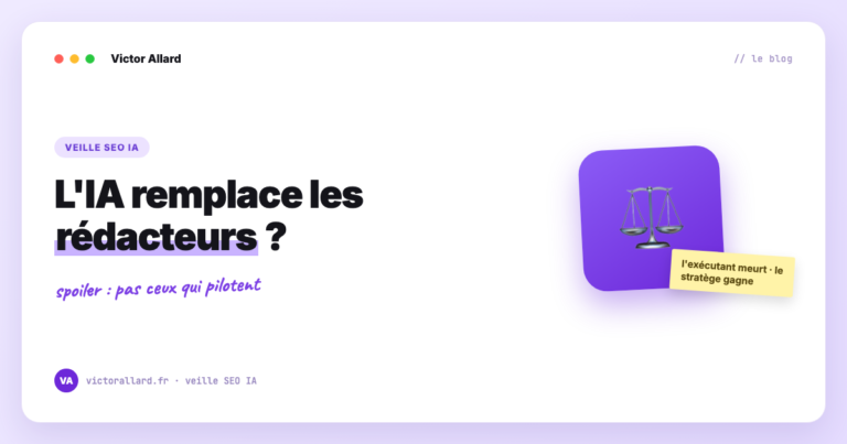 L&rsquo;IA va-t-elle remplacer les rédacteurs web ?
