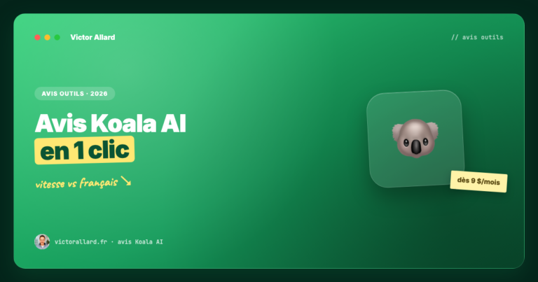 Avis Koala AI : l’article SEO en un clic, ça vaut quoi ?