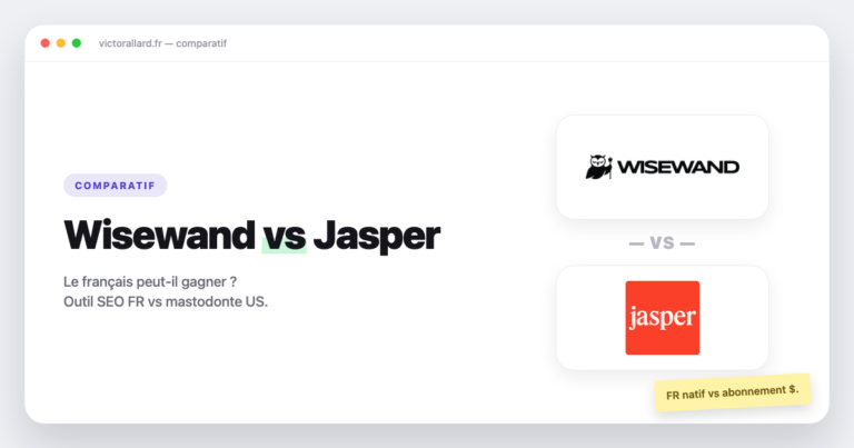 Wisewand vs Jasper : le français peut-il gagner ?