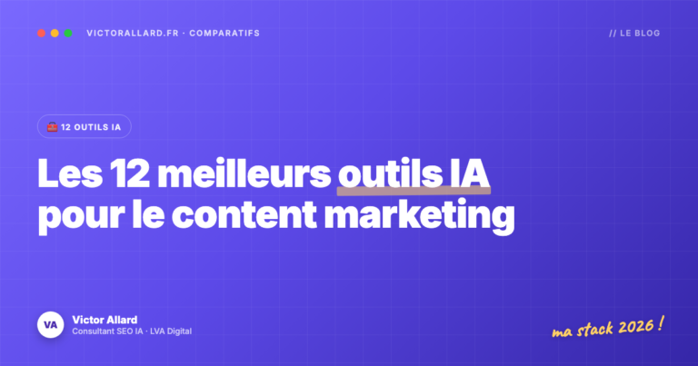 Les 12 meilleurs outils IA pour le content marketing