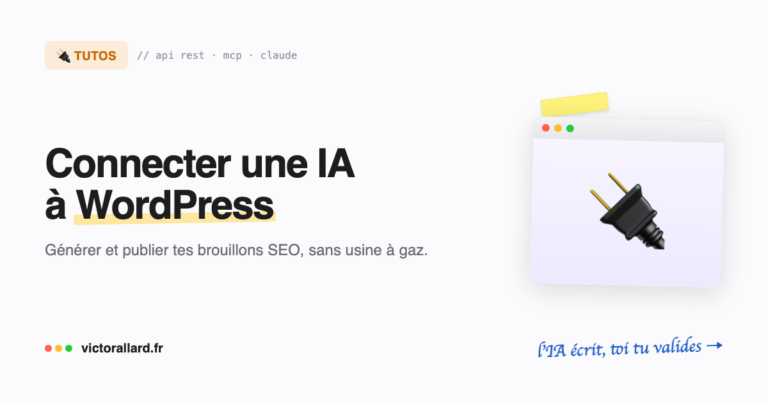 Connecter une IA à WordPress et publier sans usine à gaz