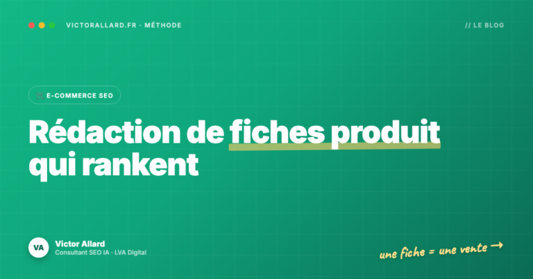 Rédaction de fiches produit : optimiser le SEO et l&rsquo;IA