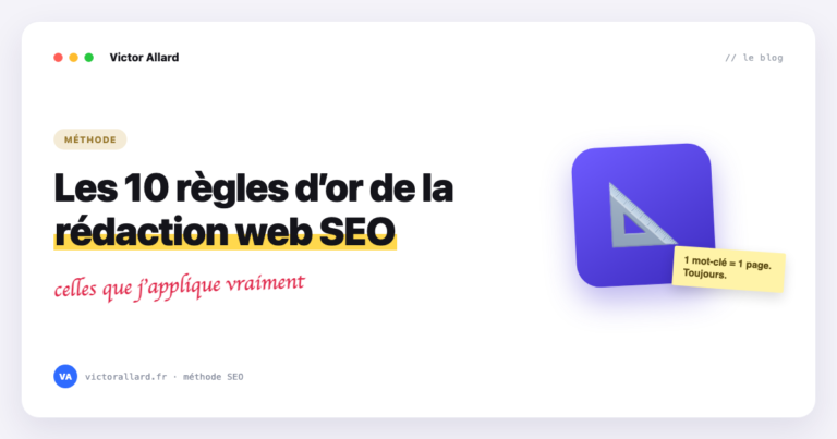 Les 10 règles d’or de la rédaction web SEO (2026)