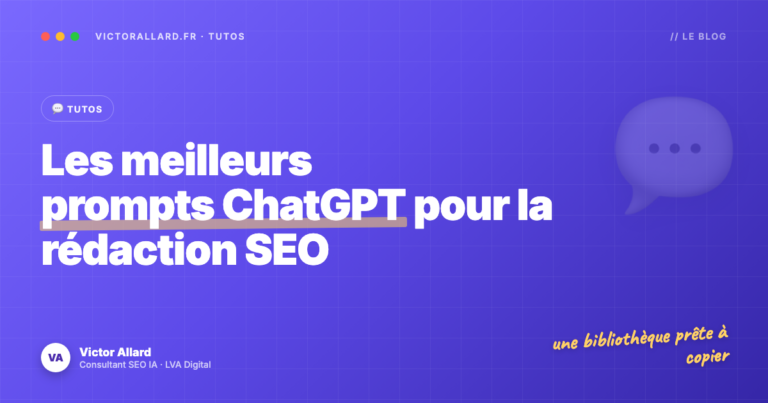 Les meilleurs prompts ChatGPT pour la rédaction SEO (bibliothèque prête à l’emploi)