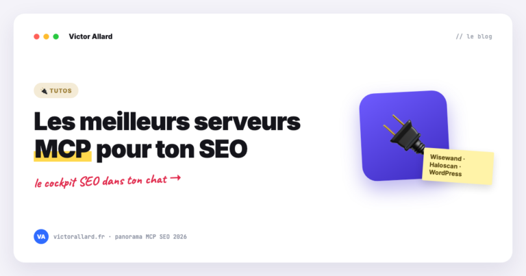 Les meilleurs serveurs MCP pour automatiser ton SEO (panorama 2026)